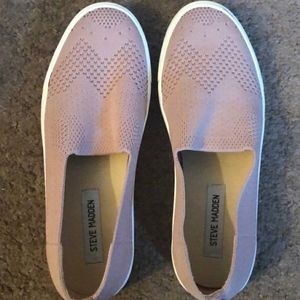 Pink Steve Madden Slip ons